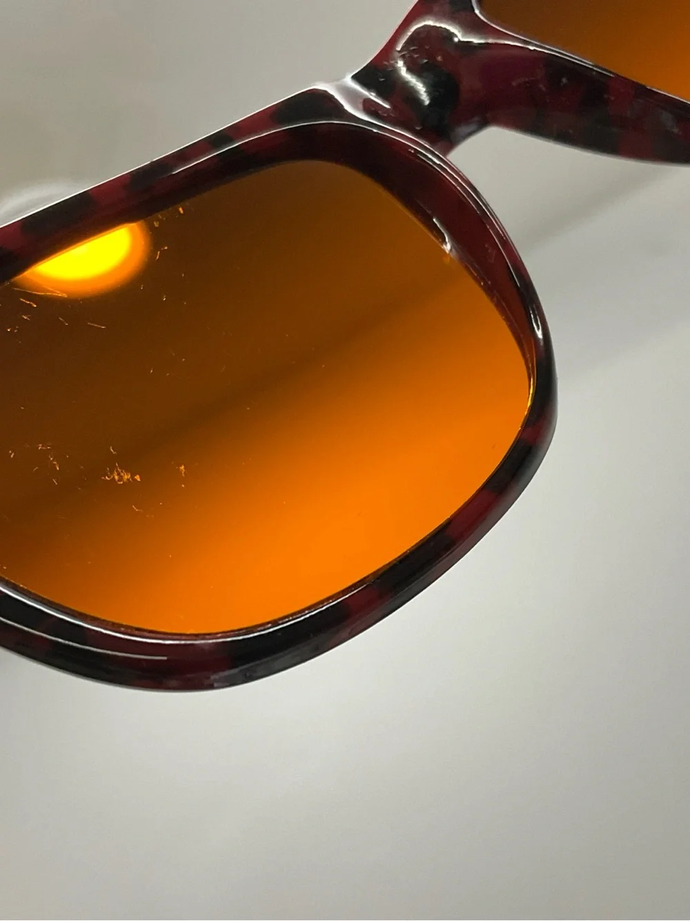 Vintage BluBlockers Sunglasses red tortoise